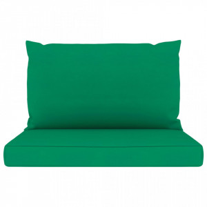 Perne pentru canapea din paleți, 2 buc., verde, textil - Img 3