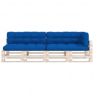 Perne pentru canapea din paleți 5 buc, albastru regal - Img 3