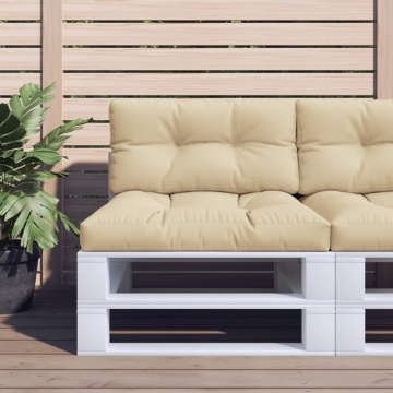 Perne pentru paleți, 2 buc., bej, material textil - Img 1