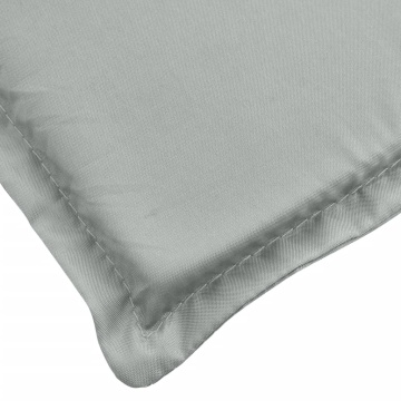 Perne scaun cu spătar înalt 4 buc. melanj gri 120x50x4cm textil - Img 7