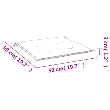 Perne scaune grădină 6 buc. antracit 50x50x3 cm țesătură Oxford - Img 7