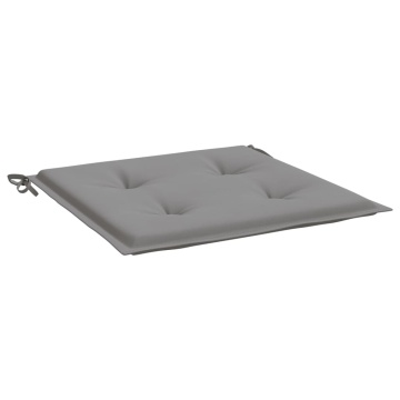 Perne scaune grădină 6 buc. gri 40x40x3 cm țesătură Oxford - Img 3
