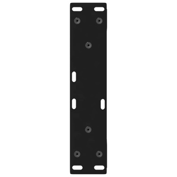Picioare măsuță de cafea 2 buc Negru 38x(42-43,3) cm Oțel - Img 5
