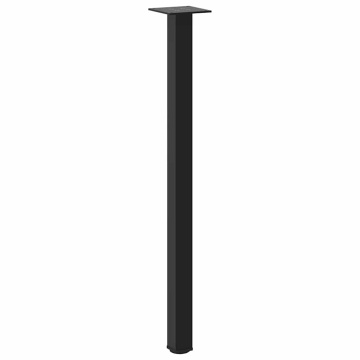 Picioare măsuță de cafea 4 buc Negru 72-74 cm Oțel - Img 4