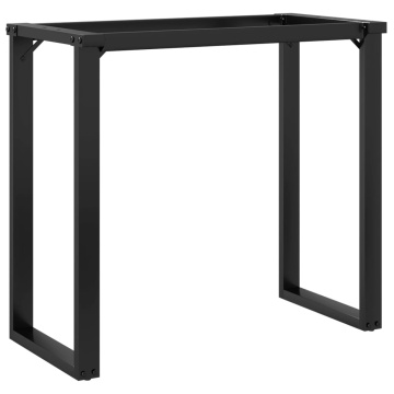 Picioare Măsuță de cafea O-Frame 80x40x73 cm Fontă - Img 2