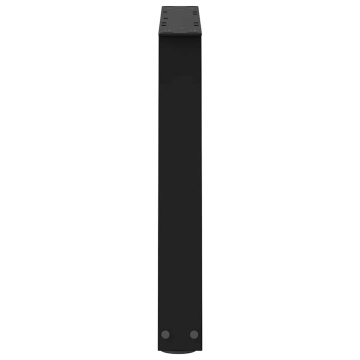 Picioare pentru masă în formă de V 2 buc Negru Oțel - Img 5