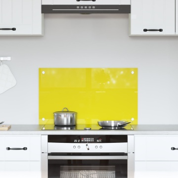 Placă de lucru pentru bucătărie Galben 70x40x0,6 cm din sticlă securizată - Img 1
