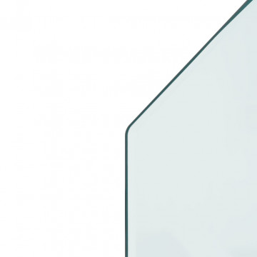 Placă de sticlă pentru șemineu, hexagonală, 120x60 cm - Img 8