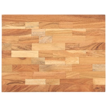 Placă de tocat, 40x30x4 cm, lemn masiv de acacia - Img 4