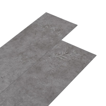 Plăci de pardoseală autoadezive, gri beton, 5,02 m², PVC, 2 mm - Img 2