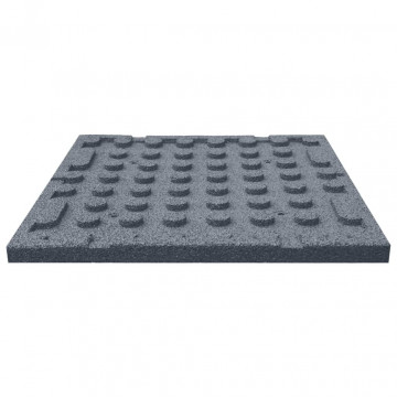 Plăci de protecție la cădere, 6 buc, gri, 50x50x3 cm, cauciuc - Img 5