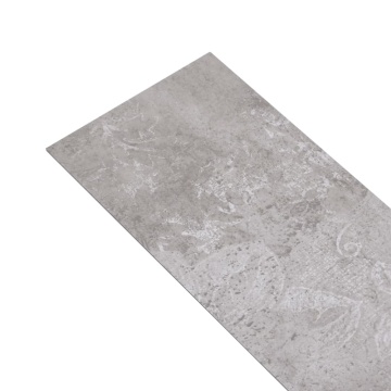 Plăci pardoseală autoadezive, gri pământiu, 5,02 m², PVC, 2 mm - Img 4