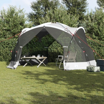 Plasă de țânțari pentru camping cu uși Gri pentru 8 persoane, impermeabilă - Img 1
