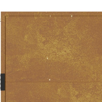 Poartă pentru grădină, 105x80 cm, oțel corten - Img 7