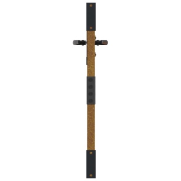 Poartă pentru grădină, 85x100 cm, oțel corten, model copac - Img 8