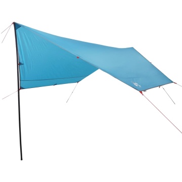 Prelată de camping, albastru, 430x380x210 cm, impermeabilă - Img 2