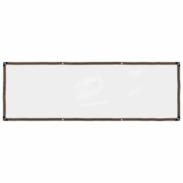 Prelata transparenta cu ochiuri 1x3 m polietilena - Img 1