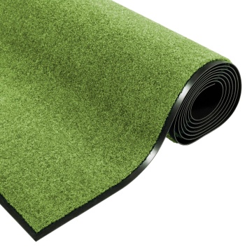 Preș de ușă care se spală, verde, 120x250 cm - Img 3