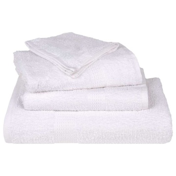 Prosoape de baie 25 buc alb 100x150 cm 360 g/m² 100% bumbac - Img 4