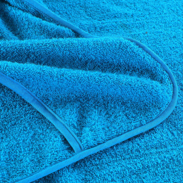 Prosoape de plajă, 6 buc., turcoaz, 60x135 cm, textil 400 GSM - Img 5