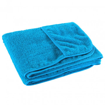 Prosoape de plajă, 6 buc., turcoaz, 60x135 cm, textil 400 GSM - Img 8