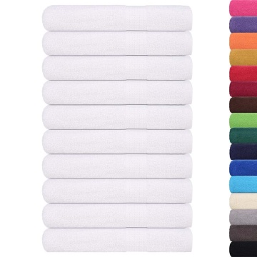 Prosoape pentru saună 25 buc alb 80x200 cm 360 g/m² 100% bumbac - Img 2