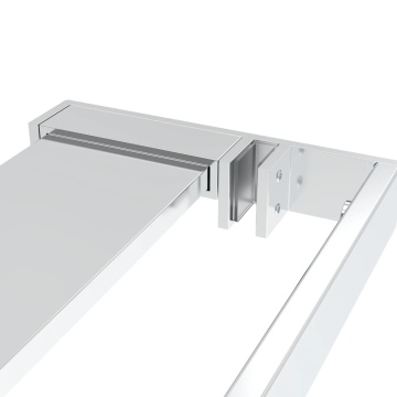 Raft de duș pentru perete cabină de duș, crom, 90 cm, aluminiu - Img 7