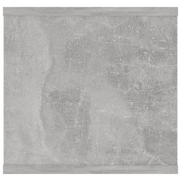 Raft de perete, gri beton, 102x30x29 cm, PAL - Img 6