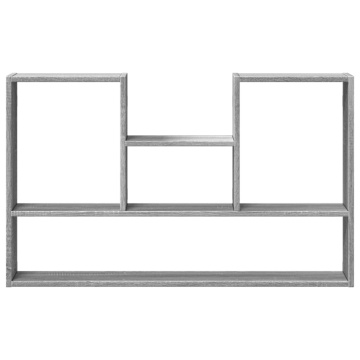 Raft de perete, gri sonoma, 99x15x60 cm, lemn prelucrat - Img 4