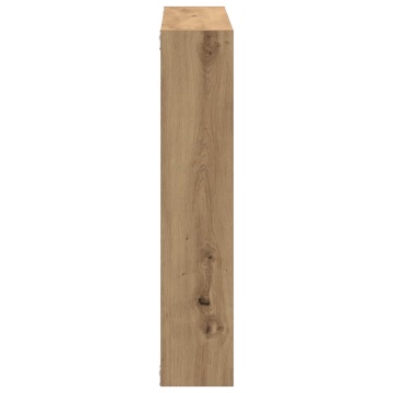 Raft de perete, stejar artizanal, 90x16x78 cm, lemn prelucrat - Img 8