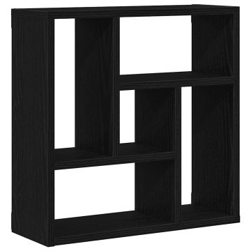 Raft de perete Stejar negru 45x16x45 cm Lemn prelucrat - Img 2