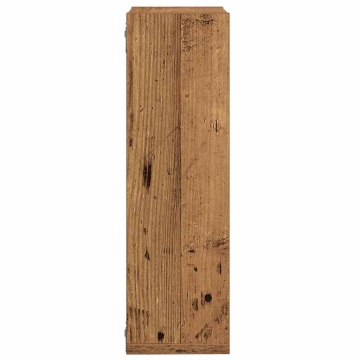 Rafturi de perete cub, 2 buc., lemn vechi, 50x15x50 cm lemn - Img 5