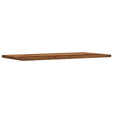 Rafturi perete 4 buc., lemn vechi, 60x30x1,5 cm, lemn prelucrat - Img 4