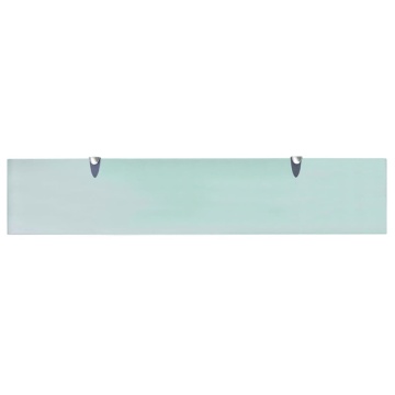 Rafturi suspendate, 2 buc., 100 x 20 cm, sticlă, 8 mm - Img 4