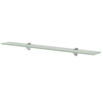 Rafturi suspendate, 2 buc., 80 x 20 cm, sticlă, 8 mm - Img 2