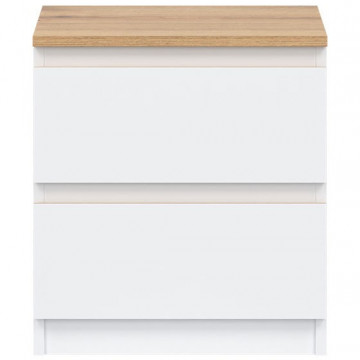 REMI Bufet 2S WHITE/OAK EVOKE - Img 6