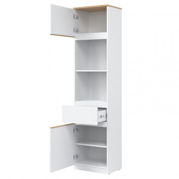 REMI Raft cu două uși L/P 2D1S WHITE/ OAK EVOKE - Img 2