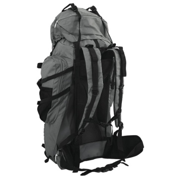 Rucsac de drumeție, verde camuflaj, 100 L, țesătură oxford - Img 3