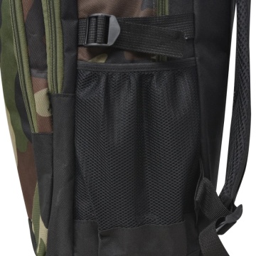 Rucsac pentru școală 40 L, negru și camuflaj - Img 9