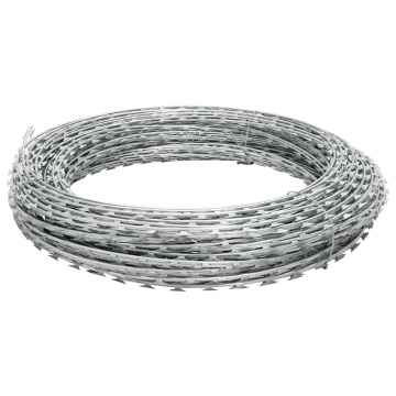 Sârmă cu lame, rolă sârmă elicoidală, 60 m, oțel galvanizat - Img 2