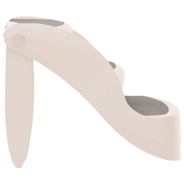 Scări pliabile pentru câini în 3 trepte crem 50x38x38cm plastic - Img 4