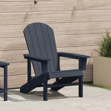 Scaun Adirondack Bleumarin 74x82x91 cm HDPE - Img 1