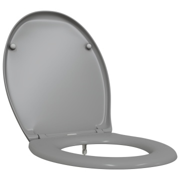 Scaun de toaletă cu eliberare rapidă cu închidere lentă Duroplast Gri - Img 2