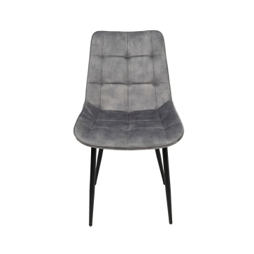 Scaun living HT1, stofa, gri - Img 3