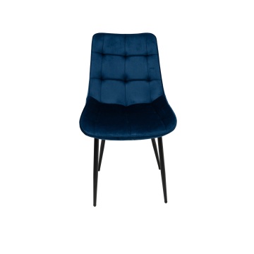 Scaun living HT2, stofa, albastru - Img 3