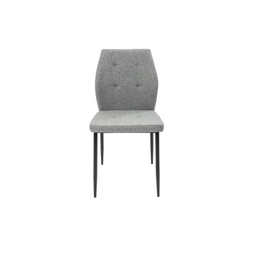 Scaun tapitat S-213, Stofa, Gri deschis - Img 2