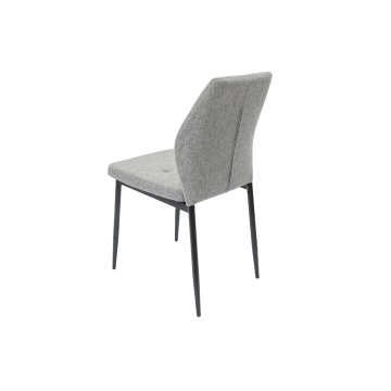 Scaun tapitat S-213, Stofa, Gri deschis - Img 3