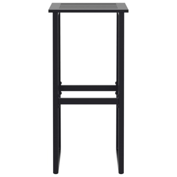 Scaune bar, 2 buc. negru 38x38x80 cm oțel vopsit electrostatic - Img 8