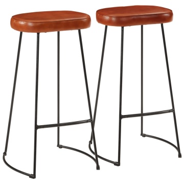 Scaune de bar Gavin, 2 buc., 44x37,5x78 cm - Img 1