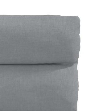 Scaune de bucătărie, 2 buc., gri deschis, material textil - Img 6